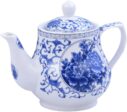 26oz Teapot, Blue and White Teapot, Ceramic Tea Pot, Tea Pot, 800ml